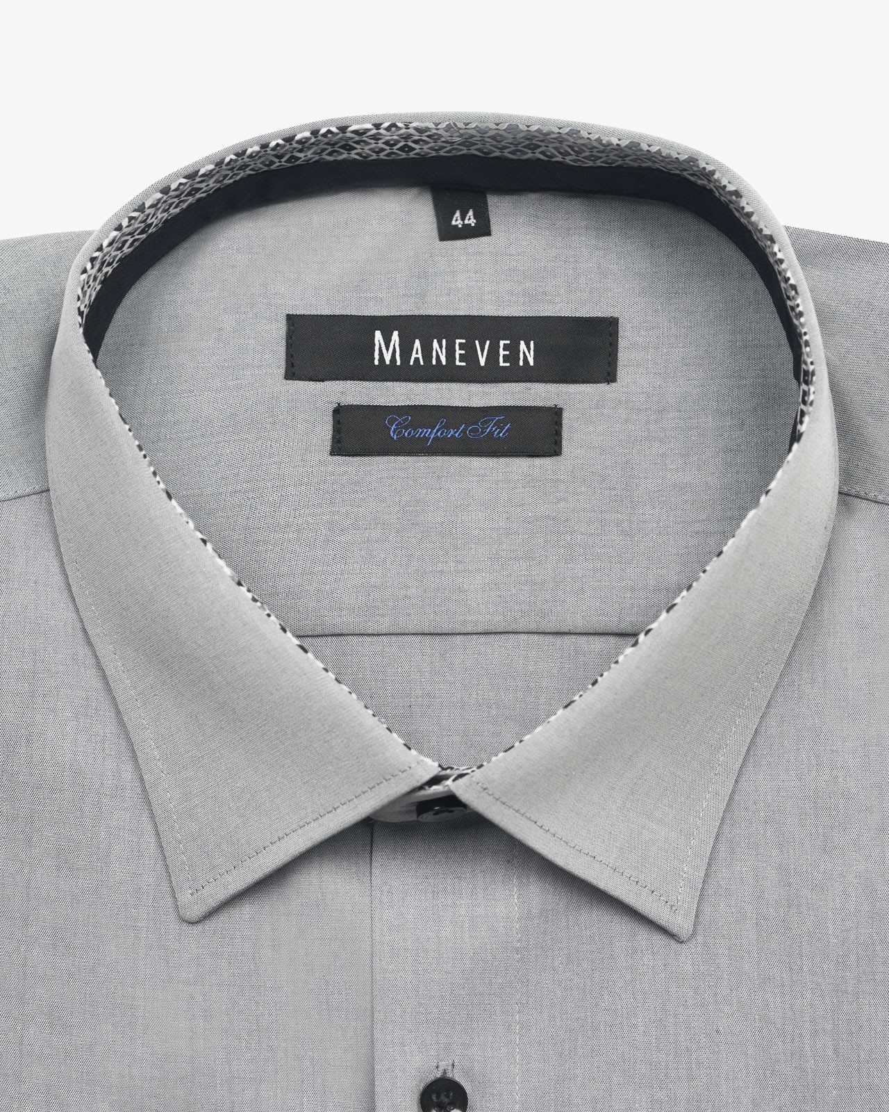 Chemise popeline non iron manches extra-longues 72 cm gris