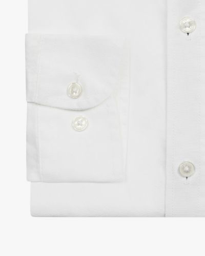 Chemise oxford grande taille blanc