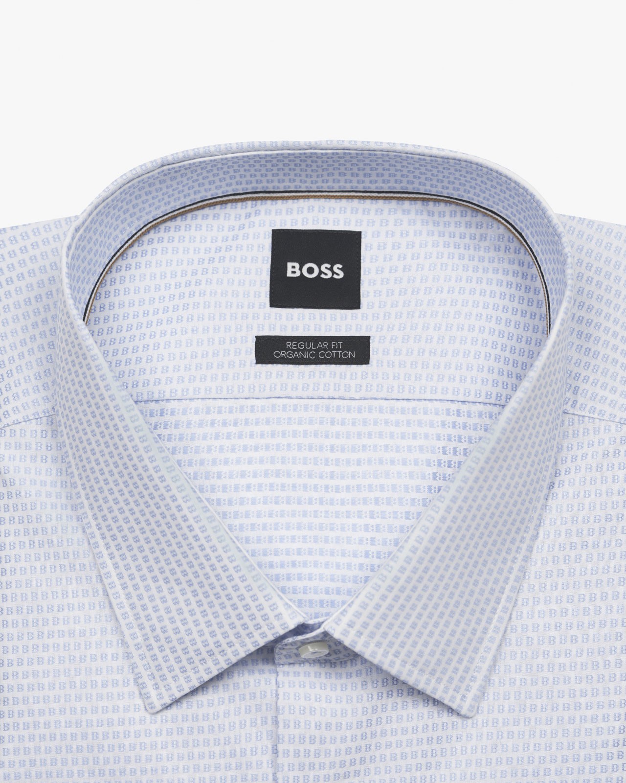 Chermise grande taille bleu ciel