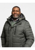 Doudoune armurée grande taille gris