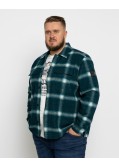 Surchemise flanelle à carreaux grande taille vert
