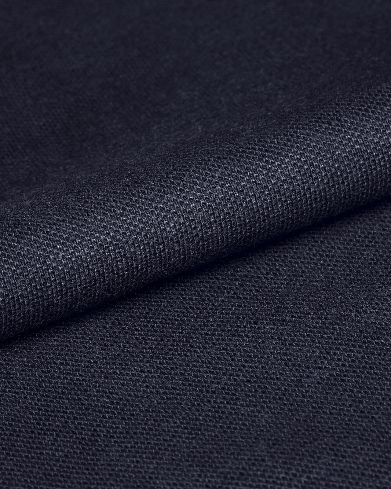 Polo piqué grande taille bleu marine