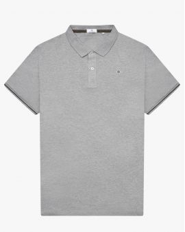 Polo grande taille gris