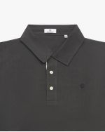 Polo manches longues jersey grande taille anthracite