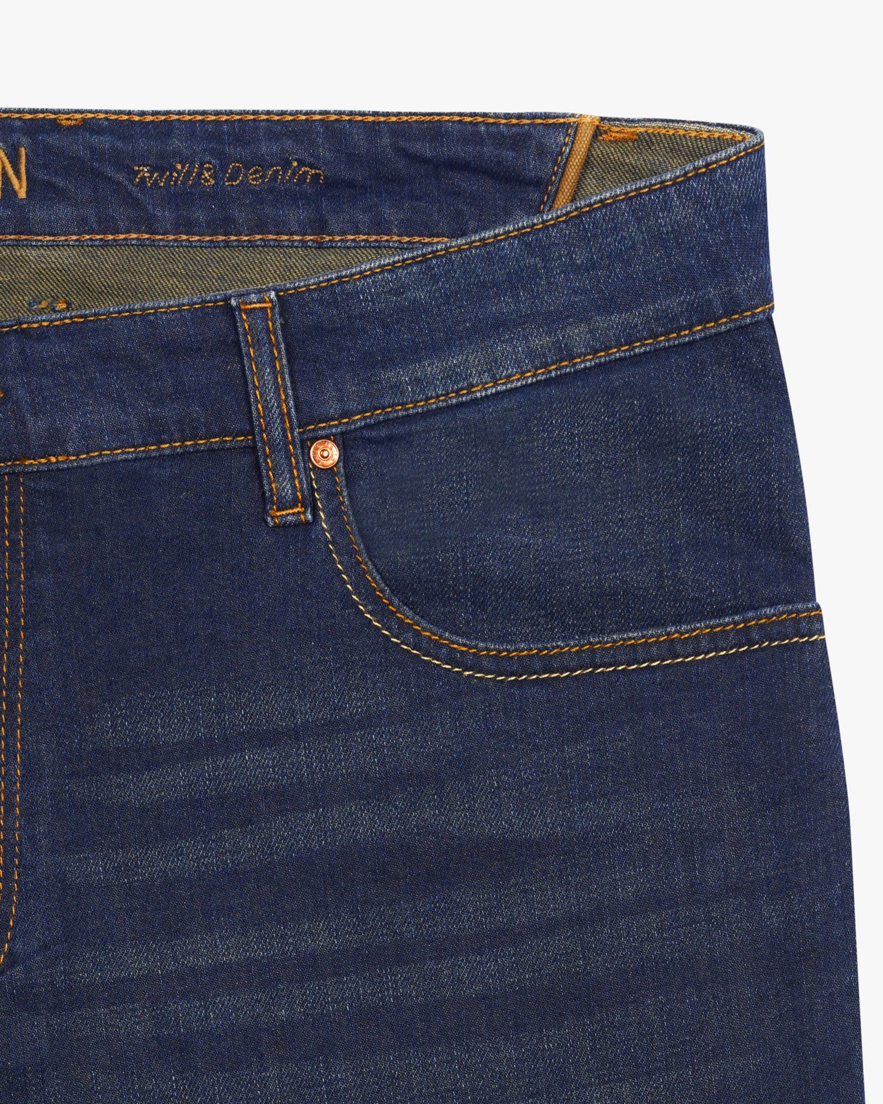 Jeans grande taille bleu indigo