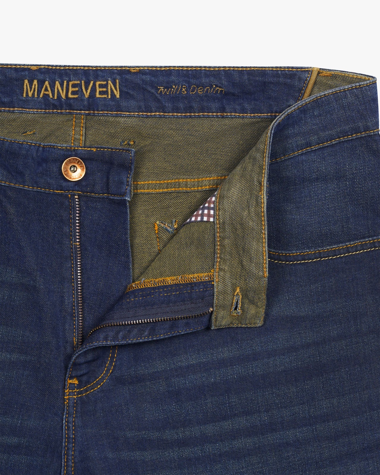 Jeans grande taille bleu indigo