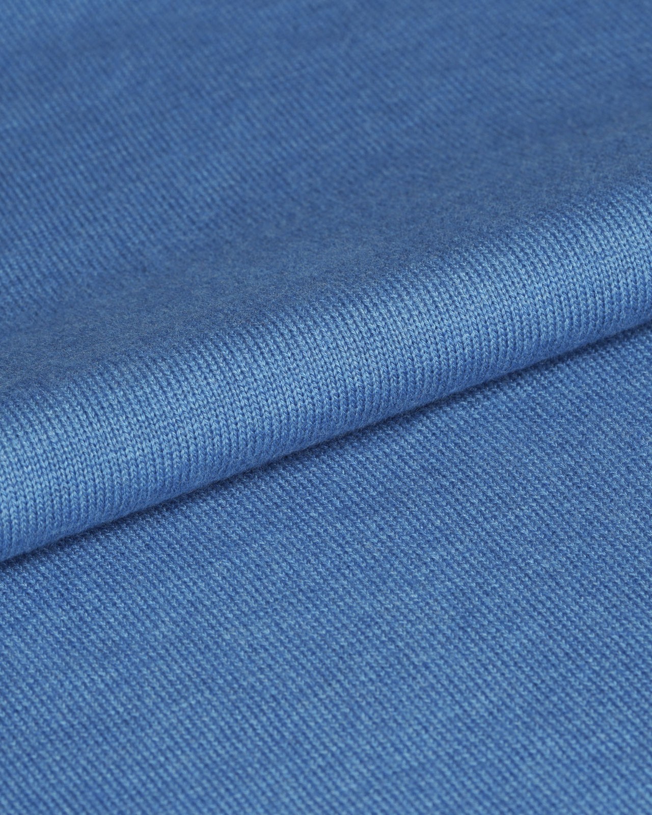 Pull col rond grande taille bleu indigo