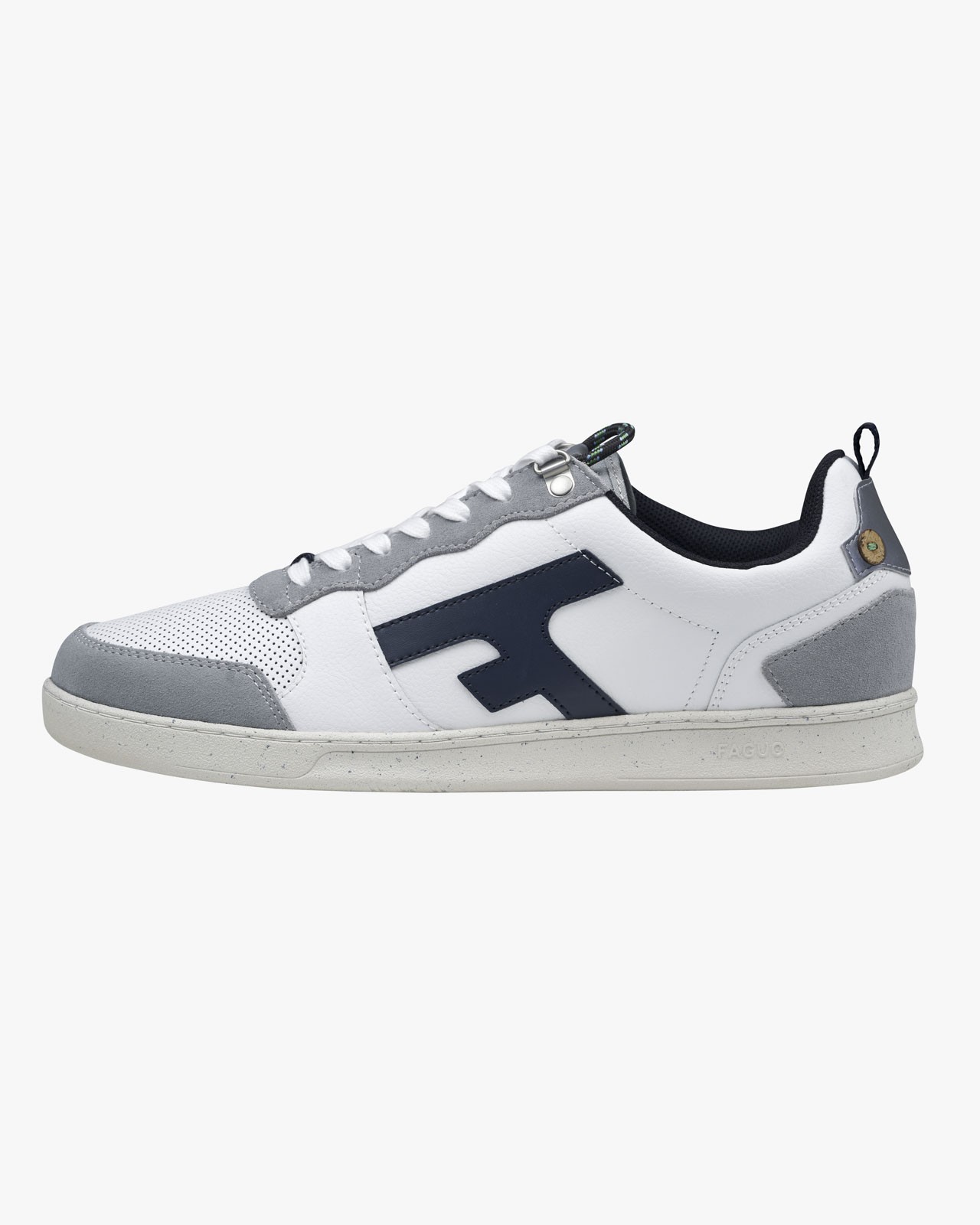 Sneakers Hazel réfléchissantes grande taille blanc