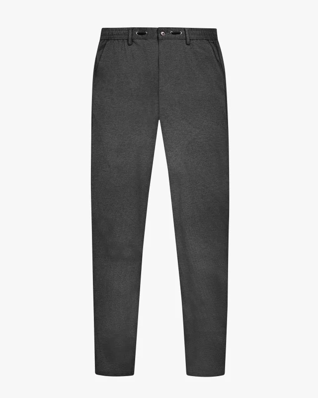 Pantalon taille élastique pour homme grand anthracite