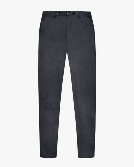 Pantalon taille élastique grande taille bleu marine