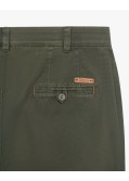 Pantalon chino grande taille vert foncé