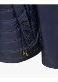 Blouson mi matelassé grande taille bleu marine