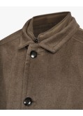 Manteau grande taille marron