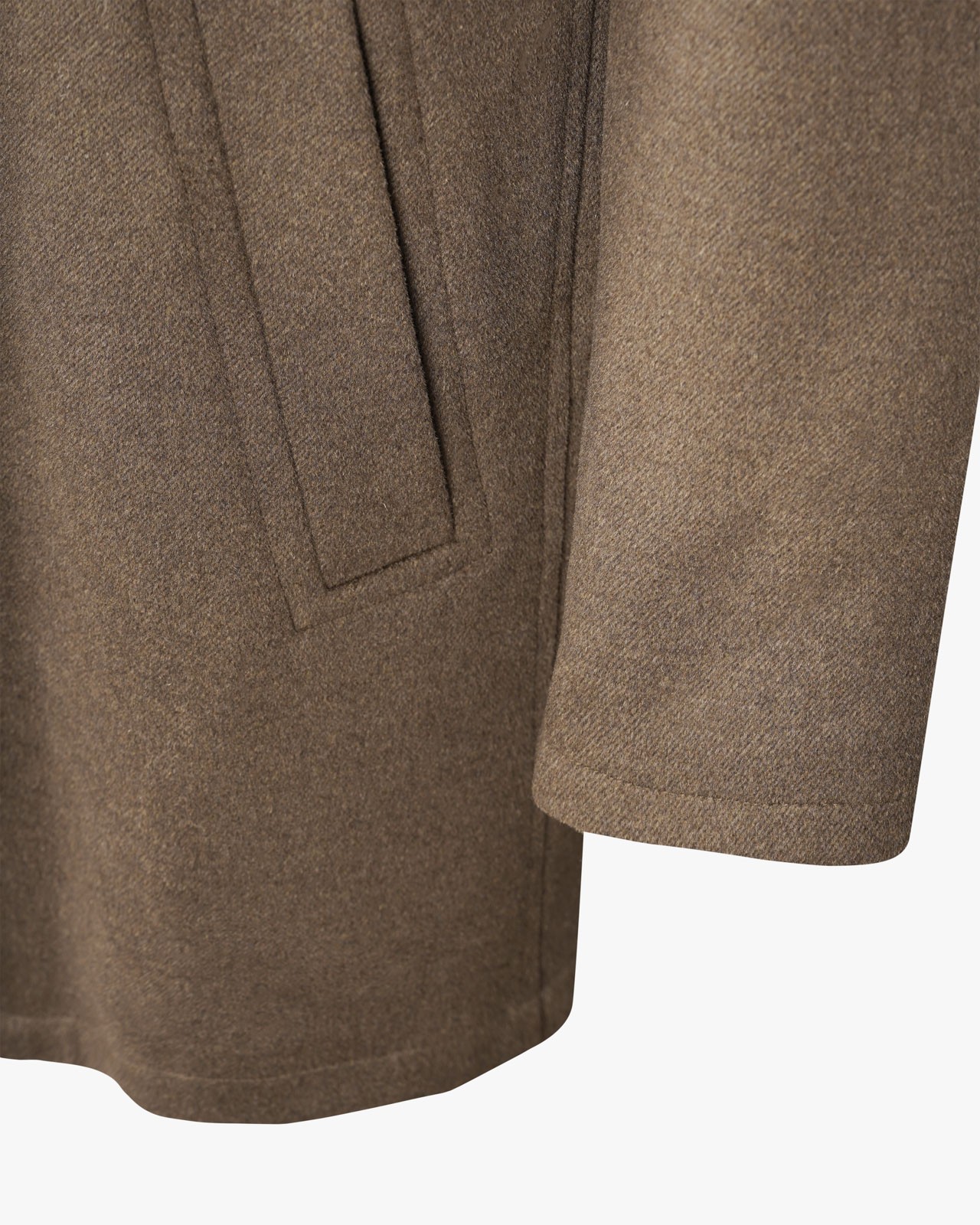 Manteau grande taille marron