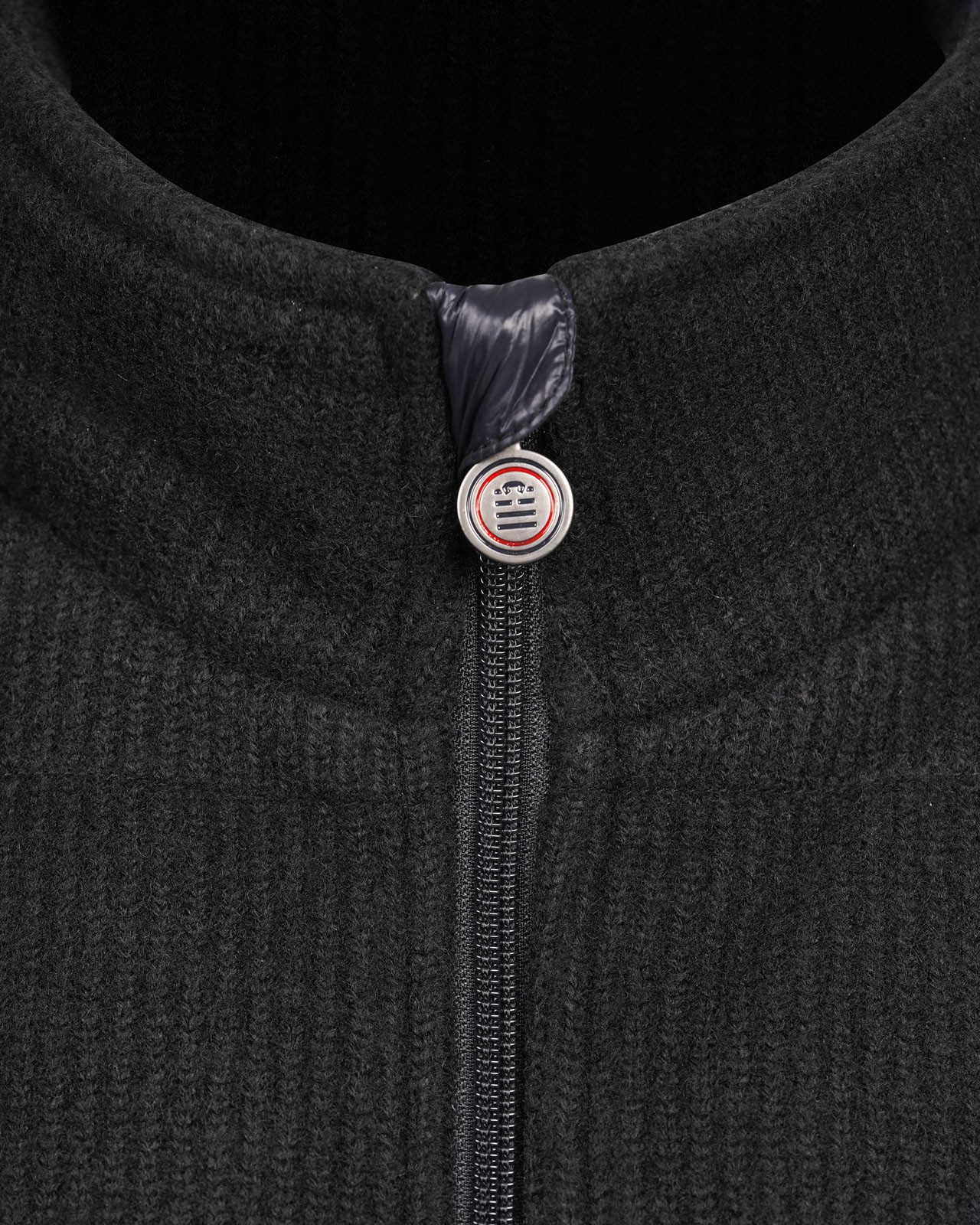 Doudoune sans manches grande taille gris