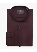 Chemise twill non iron grande taille rouge