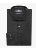 Chemise twill non iron grande taille noir