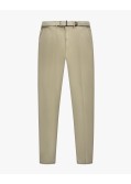 Pantalon chino avec ceinture grande taille beige clair