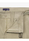Pantalon chino avec ceinture grande taille beige clair