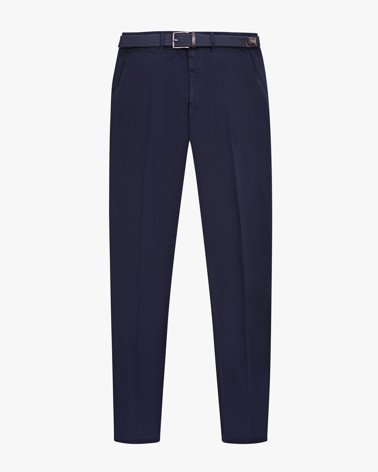 Pantalon chino avec ceinture grande taille bleu marine