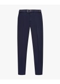 Pantalon chino avec ceinture grande taille bleu marine