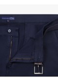 Pantalon chino avec ceinture grande taille bleu marine