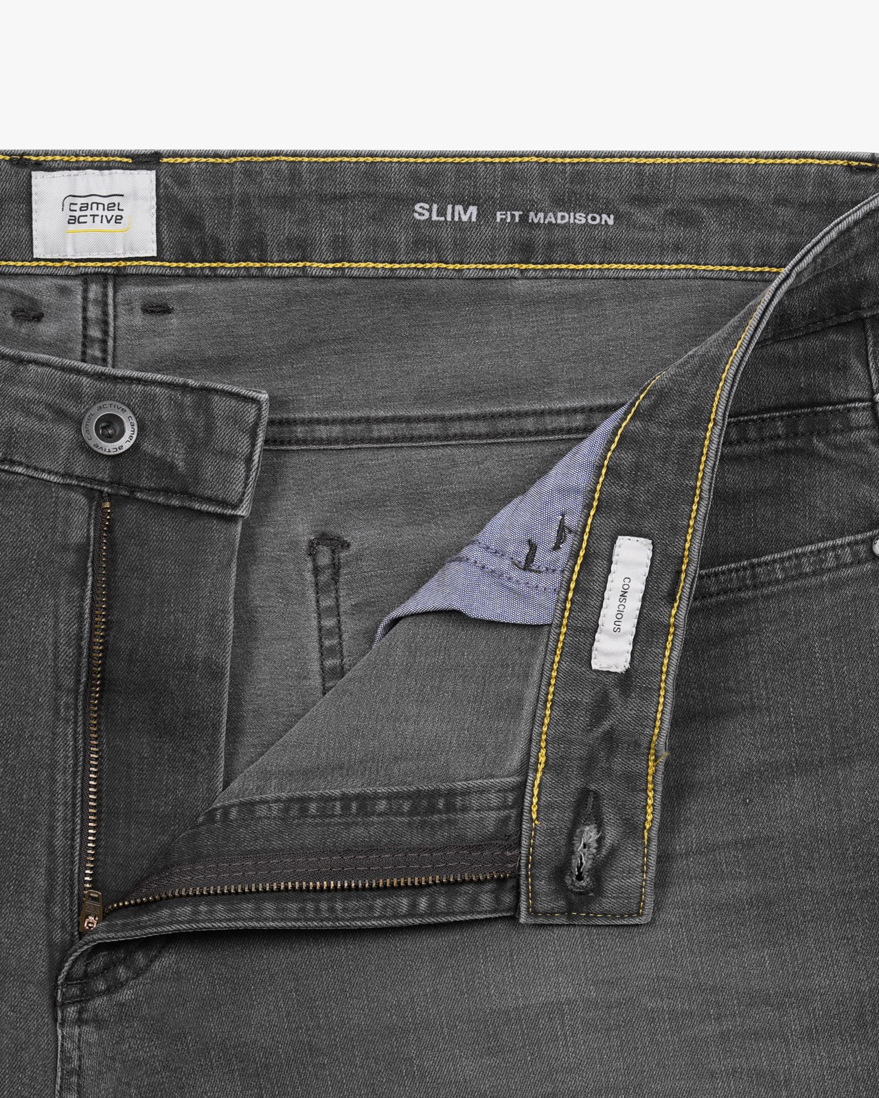 Jeans Madison grande taille gris