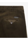 Pantalon chino en velours grande taille marron