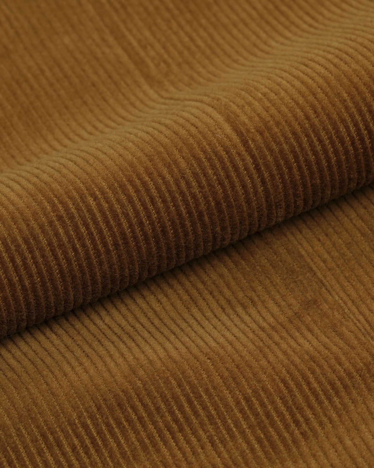 Pantalon chino en velours grande taille cognac