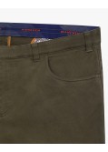 Pantalon chino twill grande taille vert kaki
