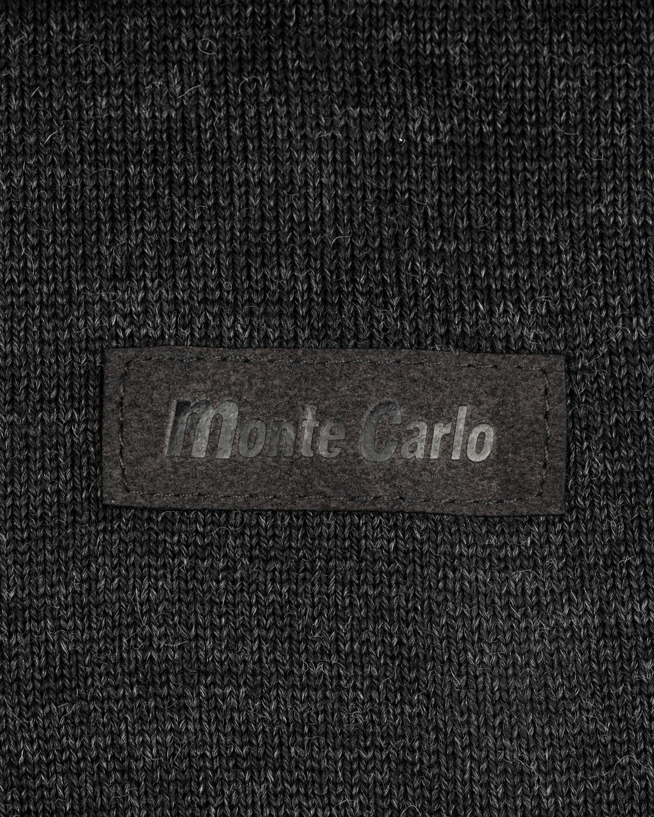 Pull col roulé grande taille mérinos anthracite