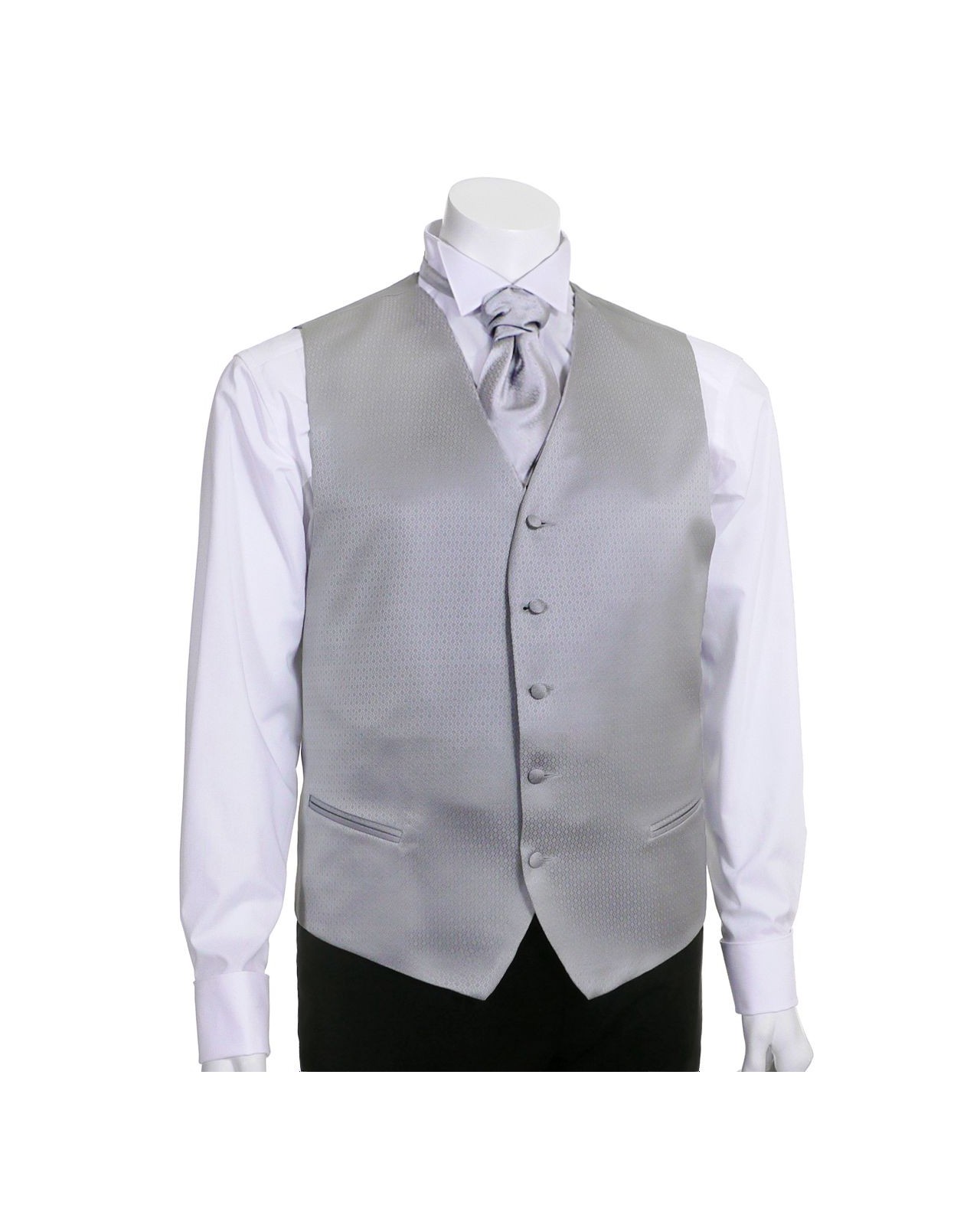 L'ensemble de cérémonie gris: grande taille jusqu'au 76