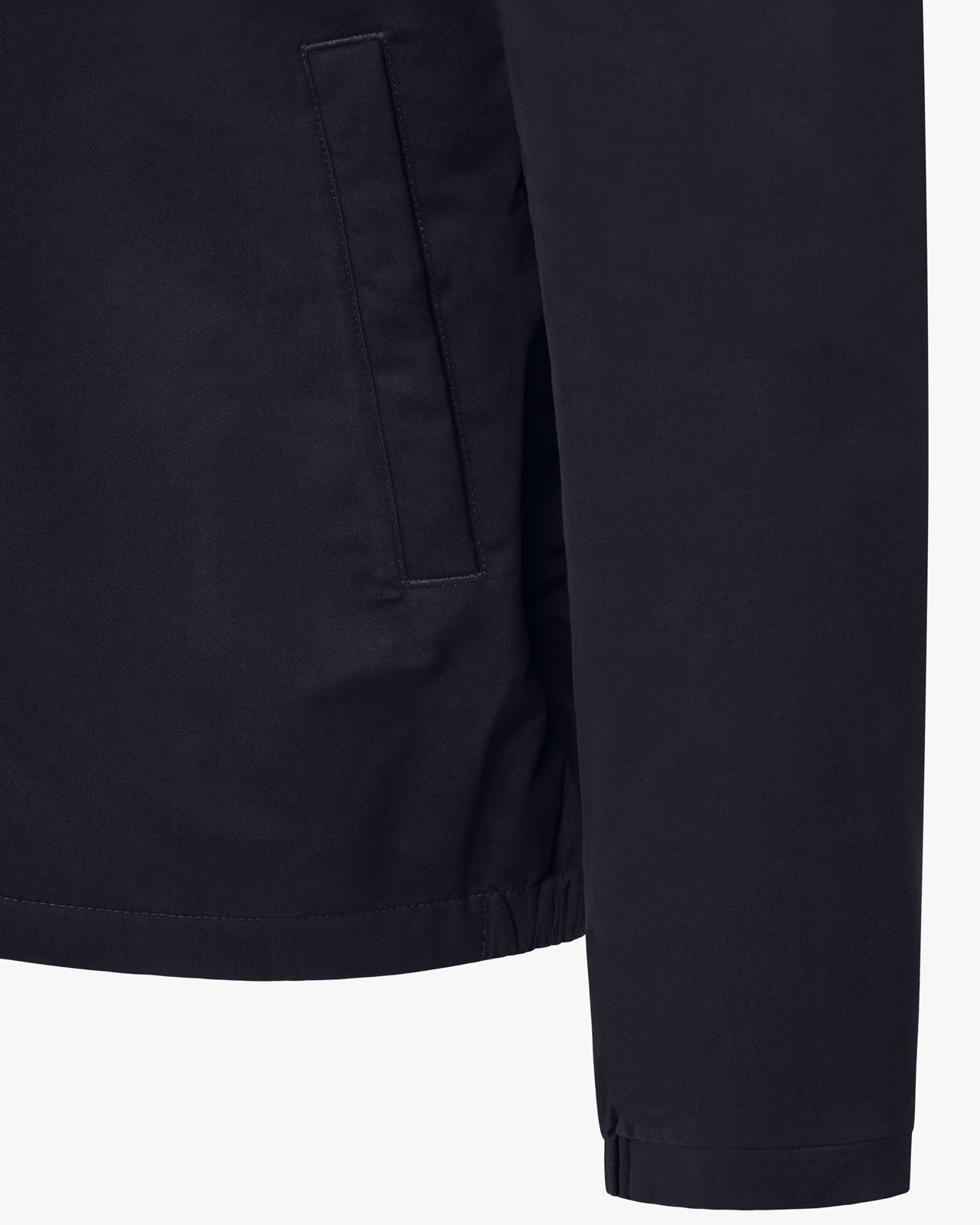 Blouson en coton grande taille bleu marine