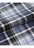 Chemise flanelle easy care à carreaux grande taille bleu