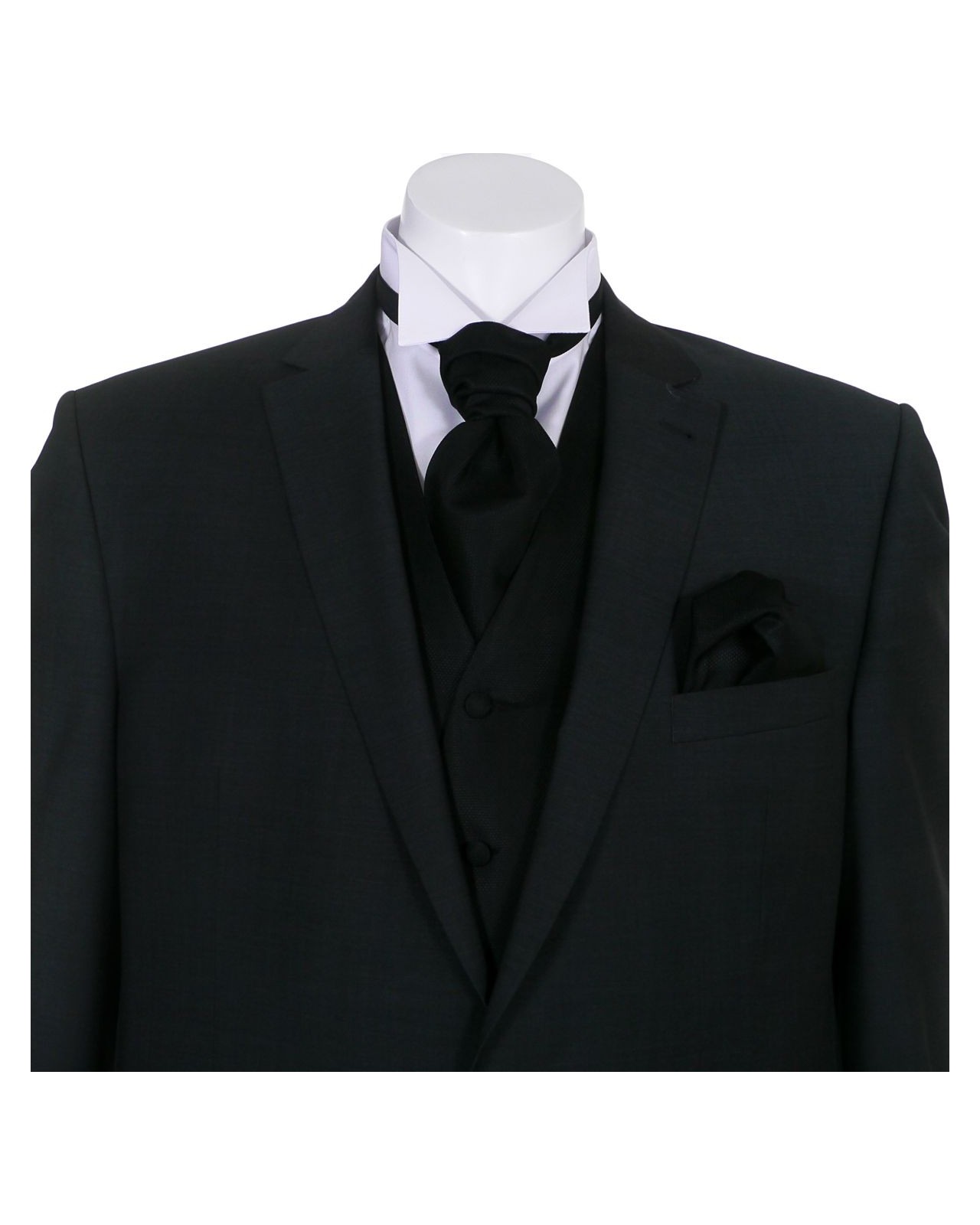 L'ensemble de cérémonie noir: grande taille jusqu'au 76