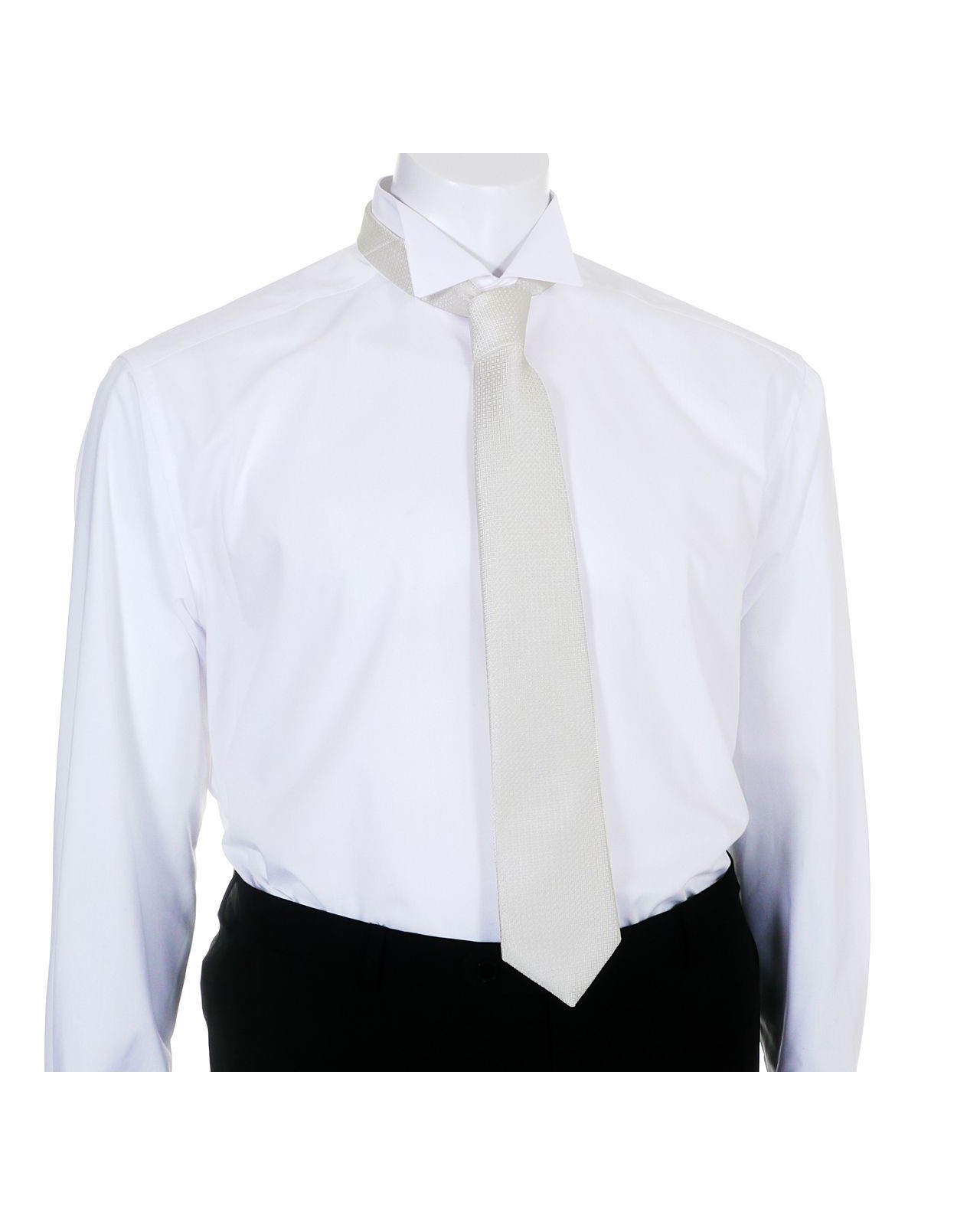 Cravate de cérémonie extra longue ivoire