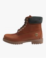 Bottines 6 inch Premium en cuir grande taille cognac