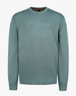 Pull coton cachemire grande taille vert