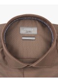 Chemise twill easy care grande taille camel