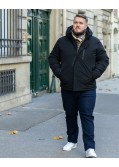 Blouson grande taille noir