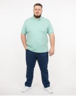 Polo piqué grande taille vert