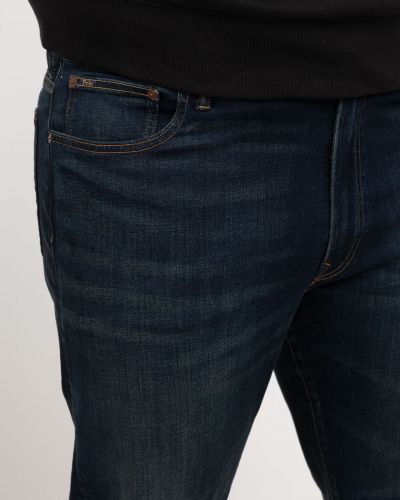 Jeans 5 poches grande taille bleu indigo