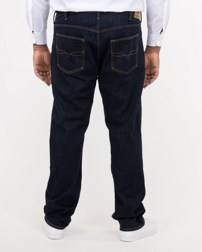 Jeans 5 poches grande taille bleu brut