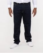 Jeans 5 poches grande taille bleu brut