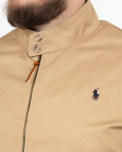 Blouson grande taille beige