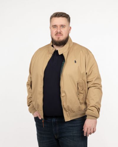 Blouson grande taille beige