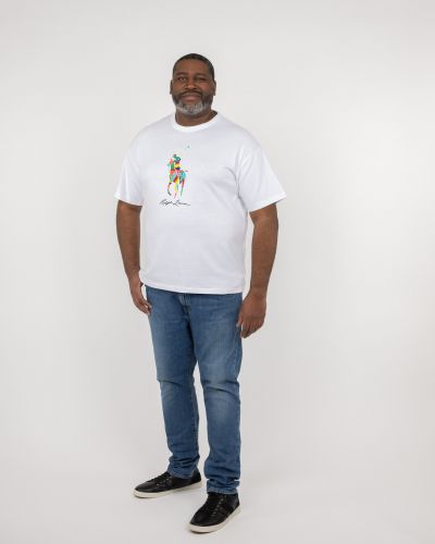 T-shirt grande taille blanc