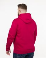 Sweat à capuche grande taille rose fuchsia