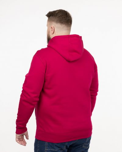 Sweat à capuche grande taille rose fuchsia