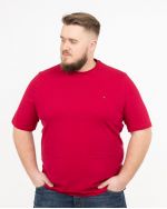 T-shirt stretch grande taille rose fuchsia